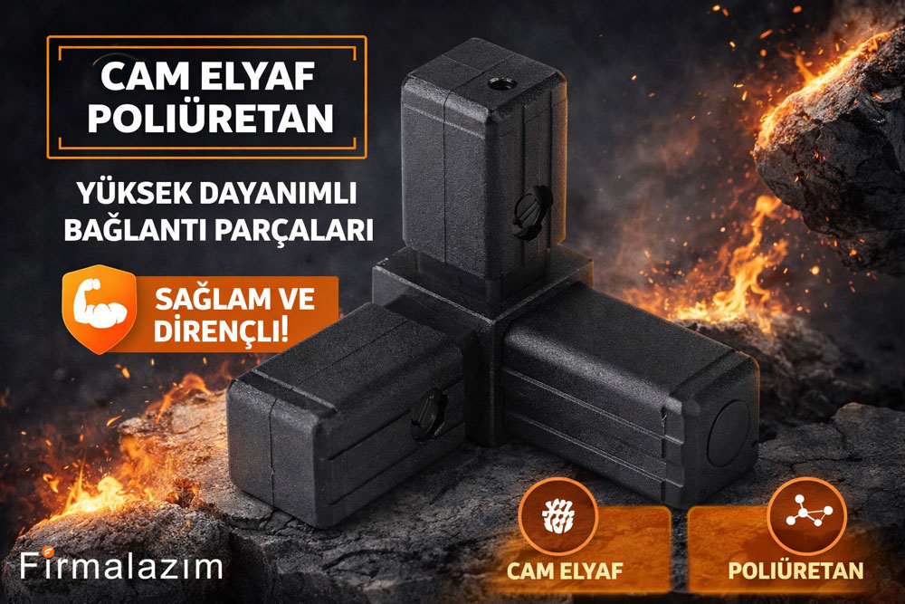 13.5 mm plastik profil üçlü birleşim elemanı