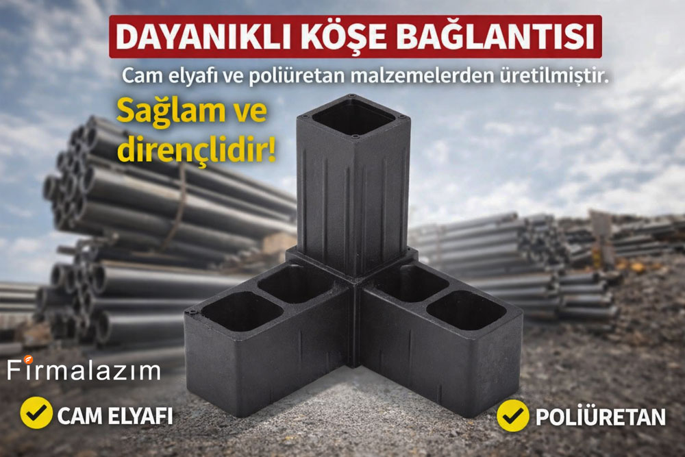 20x20 3 yollu profil bağlantı aparatı