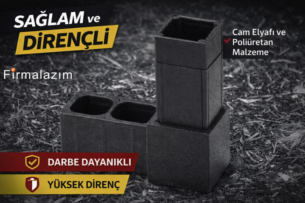 Alüminyum kutu profil L bağlantısı