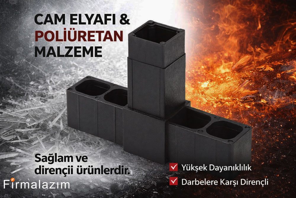 Kare profil 90 derece T bağlantısı