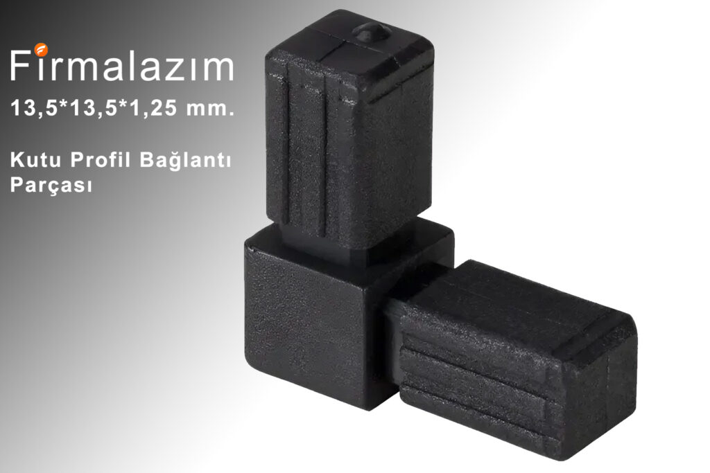 13’5 mm’lik L Kutu Profil Bağlantı Parçası