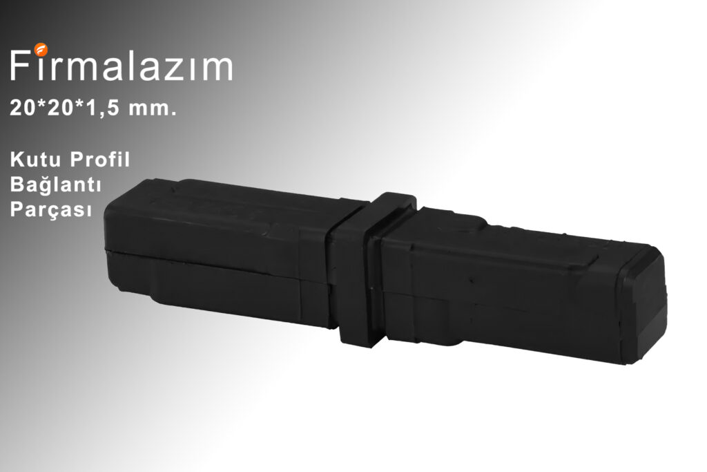 20 mm’lik Düz Kutu Profil Bağlantı Parçası