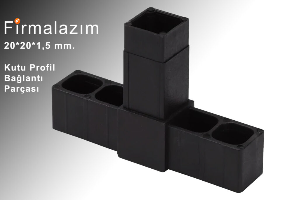 20 mm’lik T Kutu Profil Bağlantı Parçası