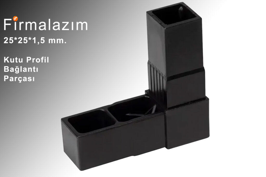 25 mm’lik L Kutu Profil Bağlantı Parçası