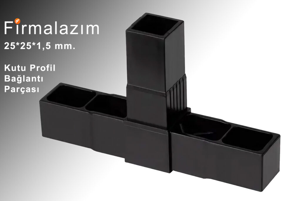 25 mm’lik T Kutu Profil Bağlantı Parçası